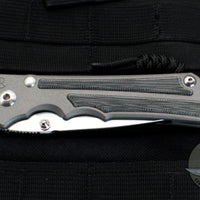 Chris Reeve Large Inkosi Black Canvas Micarta Drop Point LIN-1012 In CPM-S45VN