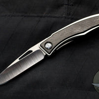 Chris Reeve Small Mnandi Model Bog Oak Inlay Plain Drop Point MNA-1000 IN CPM-S45VN