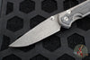 Chris Reeve Small Sebenza 31- Black Micarta Inlay- Raindrop Damascus Drop Point Blade S31-1206