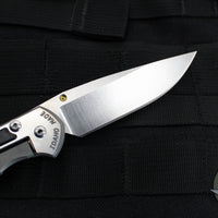 Chris Reeve Small Sebenza 31- Bog Oak Inlay- POLISHED Handle And Drop Point Blade S31-1620 In S45VN