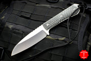 Chris Reeve Nyala Insingo Edge Fixed Blade with Black Canvas Micarta Handle NYA-1003