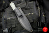 Chris Reeve Nyala Insingo Edge Fixed Blade with Black Canvas Micarta Handle NYA-1003