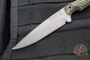 RMJ Tactical- Sparrow small EDC Knife- Dirty Olive G-10 Handle Nitro-V