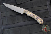 RMJ Tactical- Sparrow small EDC Knife- Hyena Brown G-10 Handle- Nitro-V