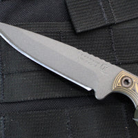 RMJ Tactical- Sparrow small EDC Knife- Hyena Brown G-10 Handle- Nitro-V