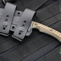 RMJ Tactical- Sparrow small EDC Knife- Hyena Brown G-10 Handle- Nitro-V
