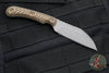 RMJ Coho- Small EDC Knife- Tungsten Gray- Hyena Brown G-10 Handle