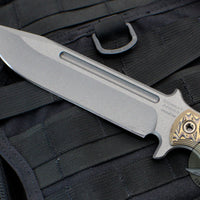 RMJ Tactical Hyena Brown Combat Africa Fixed Blade Combat Knife- New Removable Handle Version!