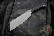 RMJ Tactical Black Da Choppa Fixed Blade Knife