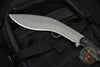 RMJ Tactical - Kukri Knife Fixed Blade- Tungsten Gray With Black G-10 Handle