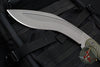RMJ Tactical - Kukri Knife Fixed Blade- Tungsten Gray With Dirty Olive G-10 Handle