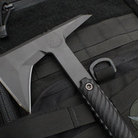 RMJ Tactical Ragnarok 14- Tomahawk- Graphite Black Finished- Black G-10 Handle