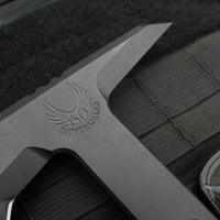 RMJ Tactical Ragnarok 14- Tomahawk- Graphite Black Finished- Black G-10 Handle