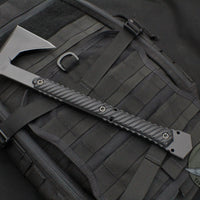 RMJ Tactical Ragnarok 14- Tomahawk- Graphite Black Finished- Black G-10 Handle