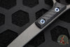 RMJ Stabby Guy- Ringed Chisel Tip- Cobalt Finished- Black G-10- Blue Hardware