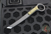 RMJ Stabby Guy- Ringed Chisel Tip- Cobalt Finished- OD Green G-10 With Black Liner