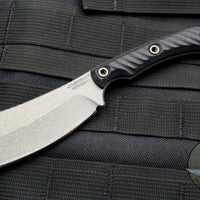 RMJ Tactical Jackdaw small EDC Knife Black G-10 Handle