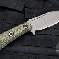 RMJ Tactical UCAP Fixed Blade Dirty Olive G-10 Handle- New Removable Handle Version!