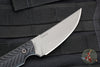 RMJ Unmei Fixed Blade Knife- Black Textured G-10 Handle- Magnacut Steel Blade