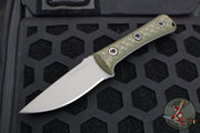 RMJ Tactical Utsidihi Fixed Blade- Dirty Olive G-10 Handle