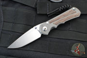 Chris Reeve Small Inkosi- Natural Canvas Micarta- Drop Point S45VN Blade SIN-1014