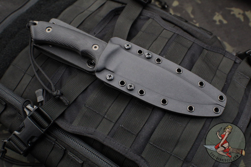 Blade Back Handle Spartan Harsey Difensa Fixed Blade- Black Handle- Black Blade- Black K ...
