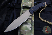 Spartan Blades Horkos Fixed Blade- Black Handle- FDE Handle Scale-Multicam Molle Sheath SB4DEBKNLMC