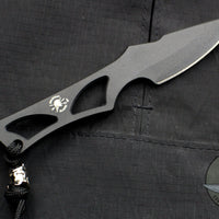 Spartan Blades Field Grade Enyo Black Fixed Blade Knife with Black Rention Sheath