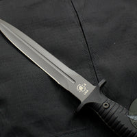 Spartan Blades Spartan-George V-14 Dagger Fixed Blade Knife Black Blade Black Handle Black Sheath SB27BKBKKYBK