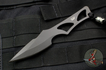 Spartan Blades Enyo Fixed Blade Knife Black with Black Sheath