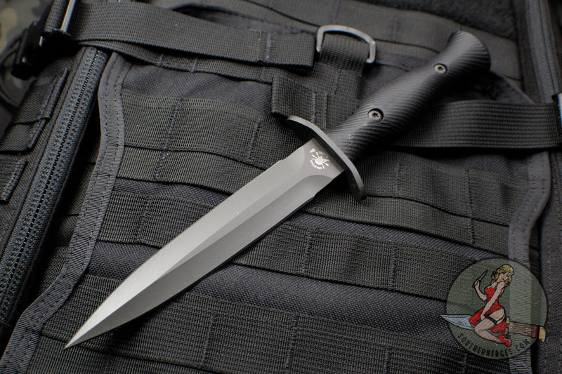 Spartan Harsey Dagger - Exclusive - Blasted Blade - Black Handle