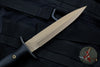 Spartan Blades Spartan-Harsey Dagger Fixed Blade Knife FDE with Black Handle Tan Nylon Sheath SB49DEBKNLTN