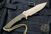 Spartan Blades Horkos Fixed Blade FDE with OD Green Handle and Tan Molle Sheath