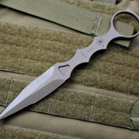 Spartan Blades CQB Fixed Blade Tool FDE with Tan Sheath