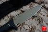 Spartan Harsey Difensa Fixed Blade FDE with Black Handle and Black Molle Sheath
