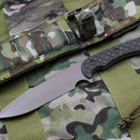 Spartan Blades Horkos Fixed Blade FDE with OD Green Handle and Multicam Molle Sheath