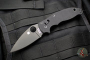 Spyderco Manix 2 Tactical Black G-10 with Black S30V Steel Folder C101GPBBK2