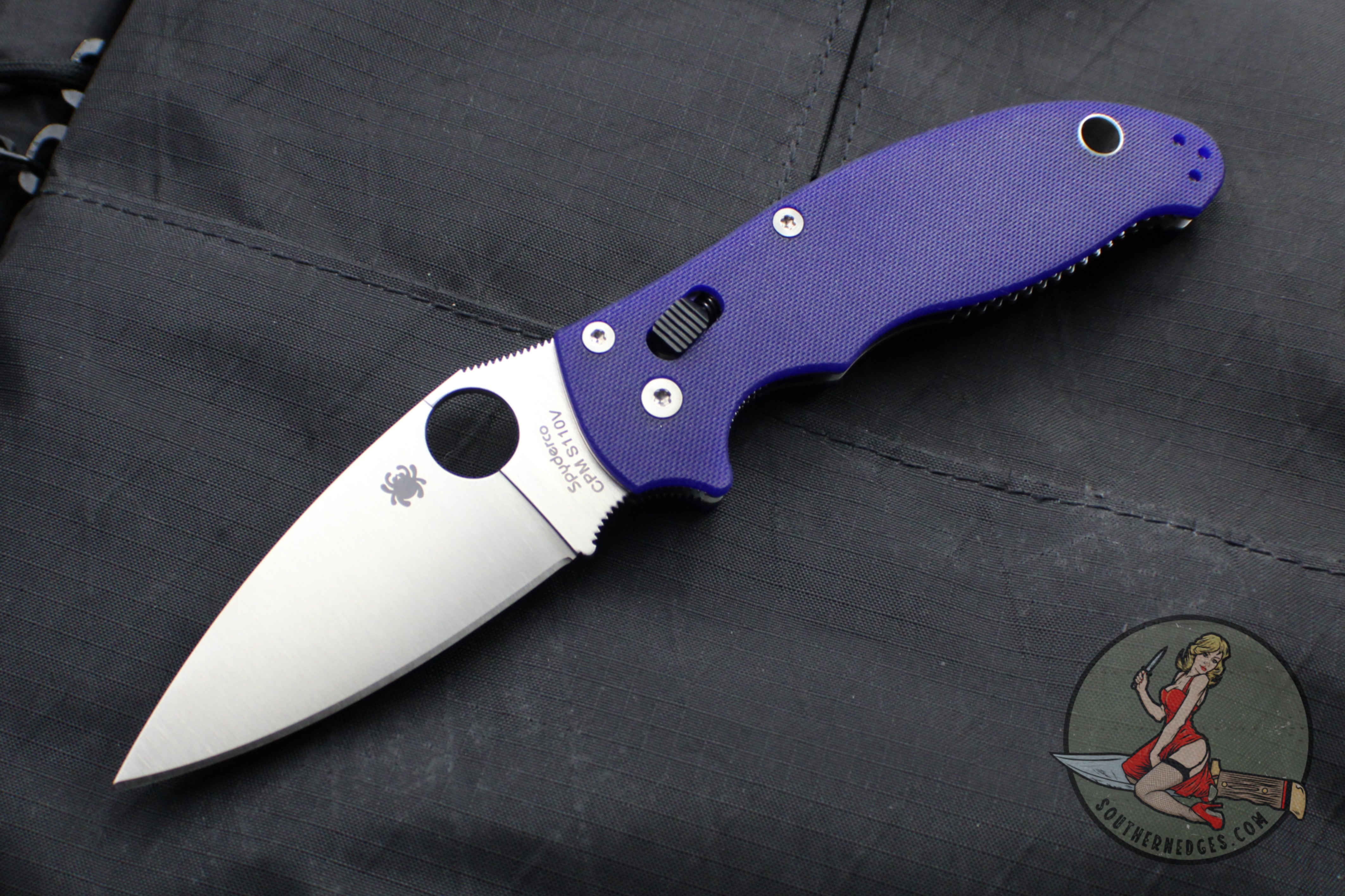 MANICO♥ Spyderco: Manix 2 - Dark Blue G-10 - CPM-S110V - C101GPDBL2