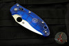 Spyderco Manix 2 Translucent Blue Lightweight FRCP with Satin CTS-BD1N Steel Folder C101PBL2