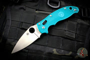 Spyderco Manix 2 Blue Lightweight FRCP with Satin CPM-SPY27 Steel Folder C101PCBL2