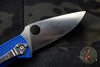 Spyderco Tenacious Drop Point Folding Knife Satin S35VN Blade Blue FRN Handle C122PBL