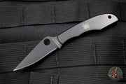 Spyderco Grasshopper Slipjoint Black Stainless Steel Handle and Blade C138BKP