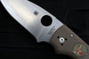 Spyderco Shaman- SPRINT RUN- Brown G-10 Handle- 15V Satin Saber Ground Blade C229GPBN15V