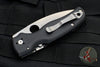 Spyderco Shaman- Black G-10 Handle- Satin Serrated Saber Ground Compression Lock Knife C229GS