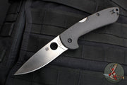 Spyderco Siren- SPRINT RUN- Carbon Fiber Handle- CPM-S90V Satin Flat Ground Lockback Knife C247CFP
