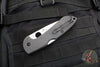 Spyderco Siren- SPRINT RUN- Carbon Fiber Handle- CPM-S90V Satin Flat Ground Lockback Knife C247CFP