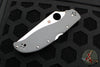 Spyderco Stretch 2 XL Lockback Knife- Gray G-10 Handle- Satin Flat Ground CRU-WEAR Steel Blade C258GPGYCW