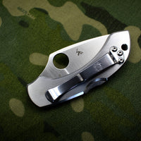 Spyderco Dragonfly Compact Folding Knife Stainless Steel Handles C28P