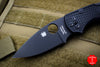 Spyderco Native 5 Black Handle Black Flat Ground Lockback Knife C41PBBK5