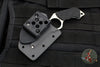 Spyderco Swick 5 Fixed Blade Knife-Black G-10 Handle with Satin Serrated Blade FB14S5